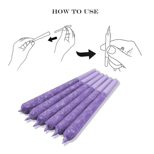 Purple Pre Rolled Cones | Classic King Size Cones |100 Pack（4.2inches/108mm）| Pre-Rolled Cones | Pre