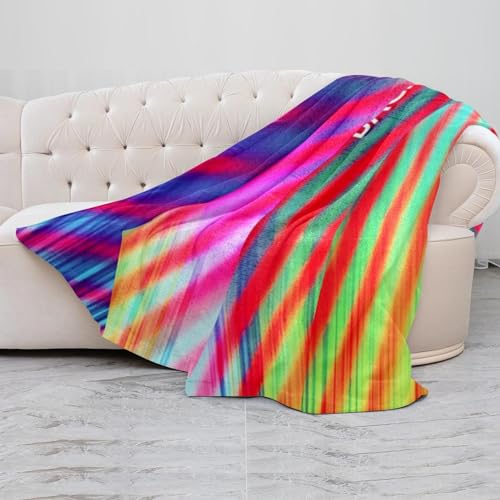 Couverture polaire microfifbre 150x200 cm plaid lit canapé - 5