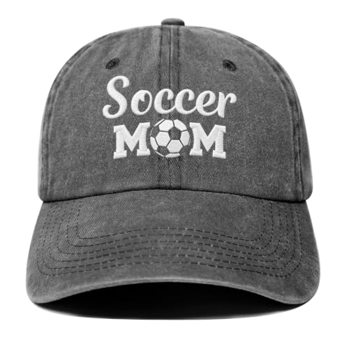 Soccer Mom Hat Vintage Denim