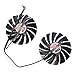inRobert Graphics Card Cooling Fan Replacement for MSI GTX 1080 GTX 1070 GTX 1060 RX 580 RX570 Armor Video Card Cooler Fan
