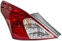 TYC Left Tail Light Assembly Compatible with 2012-2019 Nissan Versa