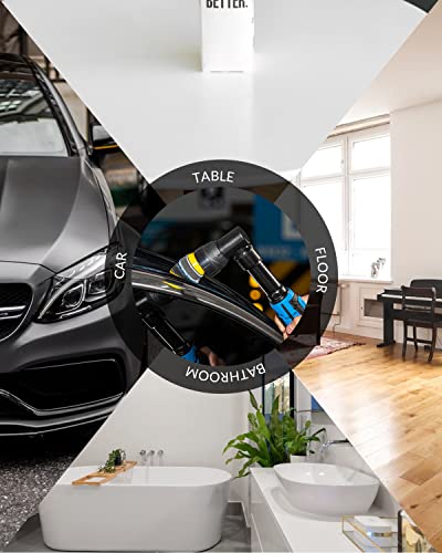 Hilda Mini Polisher,Cordless Polisher Used For Car Detail Processing And Polishing,Car Polisher With 5 Variable Speed 2500-6000Rpm, 2 Batteries And 1 Battery Charger (1.5) #TOP7