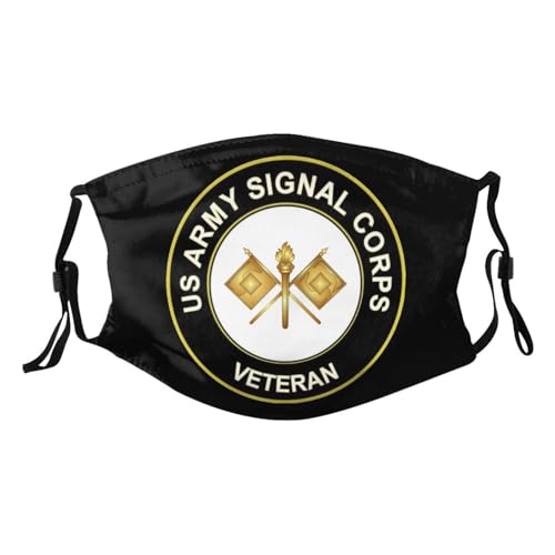 US Army Veteran Signal Corps Adult Dust Mask Adjustable Dust Face with 2 Filter22