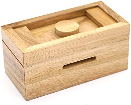 BSIRI Ziggurat Chest- Challenging Puzzle Brain Teasers Box with Secret Compartments Use as Money Box, Stash Box, Jewelry Box, 3D Puzzle Lock Box, Gift Card, Money Puzzle Box for Cash Gift for Chistmas