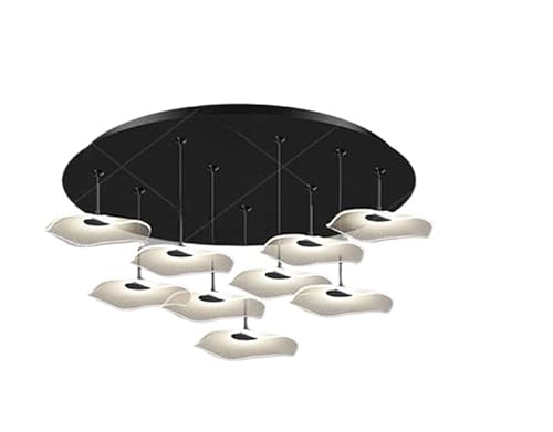 VfA, _ȉƂ̑LEDCgy_gCgvKipVfArO[݂艺CgƖ(Black 9 head,Warm White)