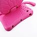 iPad mini Kids Case, iPad mini Butterfly Cover Girls Friendly Light Weight EVA Foam Kid-Proof Drop-Proof Tablet Carrying Holder with stand for Apple iPad mini, mini 2, mini 3 and mini 4 (Pink)