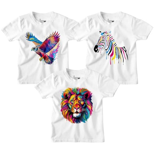 T-shirt dessin animé garçon idéal pour le collège et les loisirs en lot de 2 Bon Organik