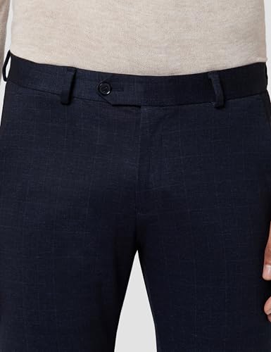 Image of Peter England Men's Mid Rise Regular Fit Trousers