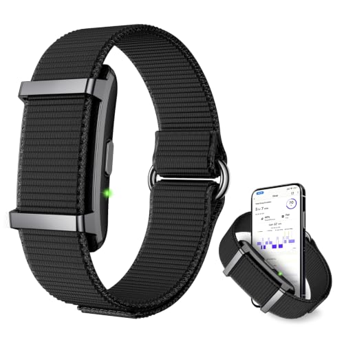 Smart Bracelet Fitness Trackers for Men Women, Smart Watch 24/7 Heart Rate Sleep Stress HRV Monitor, 170+ Sports Modes, 2 Bands, Free APP 06 Black - image 1