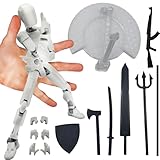 QAONIE 3D Printed Enlarge Body Size 8.1-inch Action Figure Dummy20, Full Body...