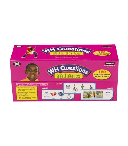 Super Duper Publications | WH Questions Skill Strips® Photo Cards |...