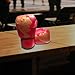 Aymzbd Boxing Training Gloves Half Finger Sturdy Heavy Bag Gloves Fight Training Mitts for Arts Kickboxing Fitness Adults, Kids red