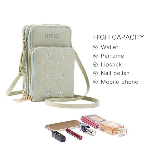 Image of Crossbody for Women, Trendy Small Phone Purse with Secure Card Slots, Lightweight Card wallet