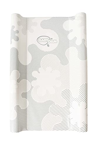 BabyDam Tapis à langer gris / blanc Cover