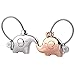 MILESI Original Fantastic Kissing Elephant Couples Keychain Valentine's Gift