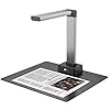 Portable Document Camera, BAOSHARE Book Document Scanner Foldable 13MP Capture Size A3/A4 Multi-Language OCR USB Doc Cam…