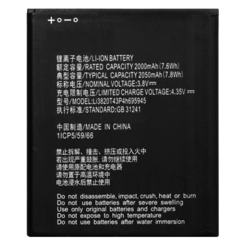 DDONG PLUS Replacement Li-ion Battery Li3820T43P4h695945 [Upgraded] for ZTE Blade L8
