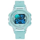 デジタル腕時計 防水 腕時計 ガールズ 時計 多機能 ストップウォッチ アラーム スポーツ/カジュアル/通学 カラー豊富 男の子 女の子 曜日表示 目覚まし時計 LED アナログ表示 オシャレ かわいい 小学生/中学生 プレゼント