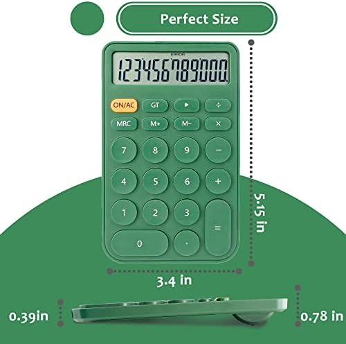 VEWINGL Standard Calculator, 12 Digit Large Display Desktop Calculator with Big Buttons for Office, School, Home & Business — view 5