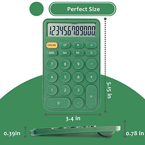 Image of VEWINGL Basic Desktop Calculator, 12 Digit Large Display and Big Buttons | Modern Minimalist Design for School, Office, Home, and Everyday Use