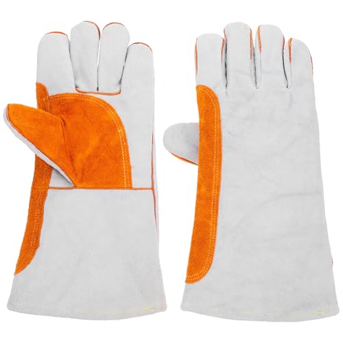 Guantes de soldadura HOMSFOU contra quemaduras de manos y muñecas
