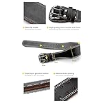 Fitgriff® Classic Weight Lifting Belt (100% Leather) for Men and Women - Gym Belt for Squats, Deadlift, Back Support - Image 3