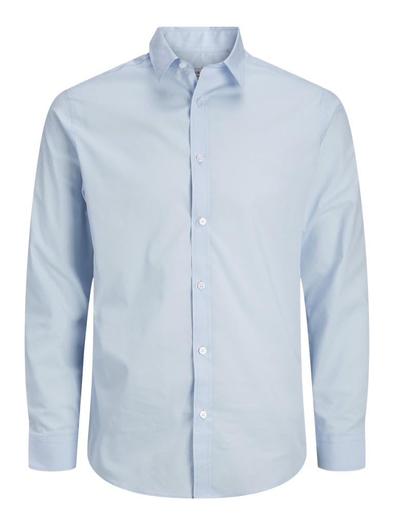 JJ REBEL Men's Jrebgavin Solid Shirt LS Noos Shirt