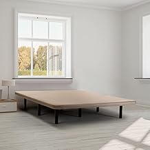 Ventadecolchones – Upholstered Base Model Drago Super-Reinforced with Anti-Noise System with 7 Legs of 27 cm with 7 3D Cross Bars, Beige, 160 x 200 cm