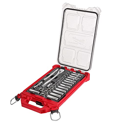 NVVBIK Fits Milwaukee 48-22-9482 3/8” Ratchet Metric Socket Set w/PACKOUT Case - 32pc