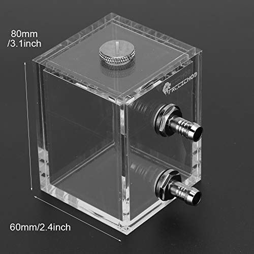 Radiateur de refroidissement à eau avec réservoir acrylique transparent 5 mm