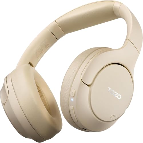 TOZO Hybrid Noise Cancelling Headphones with 90H Playtime