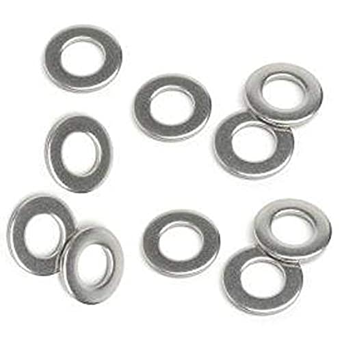 Merriway BH06902 (50 Pcs) Stainless Steel 316 A4 Marine Grade Flat Washers M4 - Pack of 50 Pieces