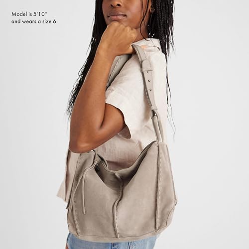 Image of The Sak Los Feliz Hobo Purse - Premium Large Leather Women's Handbag for Everyday & Travel - Durable Purse With Zipper Pocket
