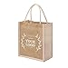 Sacs fourre-Tout en Toile de Jute personnalisés avec Logo, concevez Vos Sacs-Cadeaux en Jute Naturel pour Mariage, personnalisez Vos Sacs à provisions