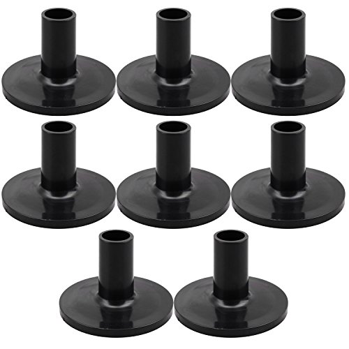 Cymbal Sleeves 8PCS 37x26mm Black Drum Cymbal Sleeves Replacement for Shelf Drum Kit