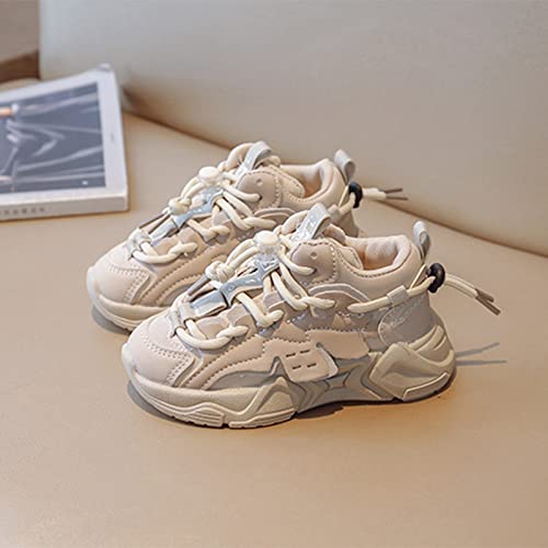 Fashion Spring and Summer Children Sports Shoes for Boys and Girls Thick Soles Non Slip Size 4 Baby Girl Shoes (White, 6-7 Years Little Child)2