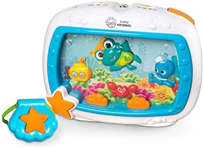 Baby Einstein 11058 , Sea Dreams Soother Cot Toy with Remote, Lights and Melodies, Newborns and up Multi