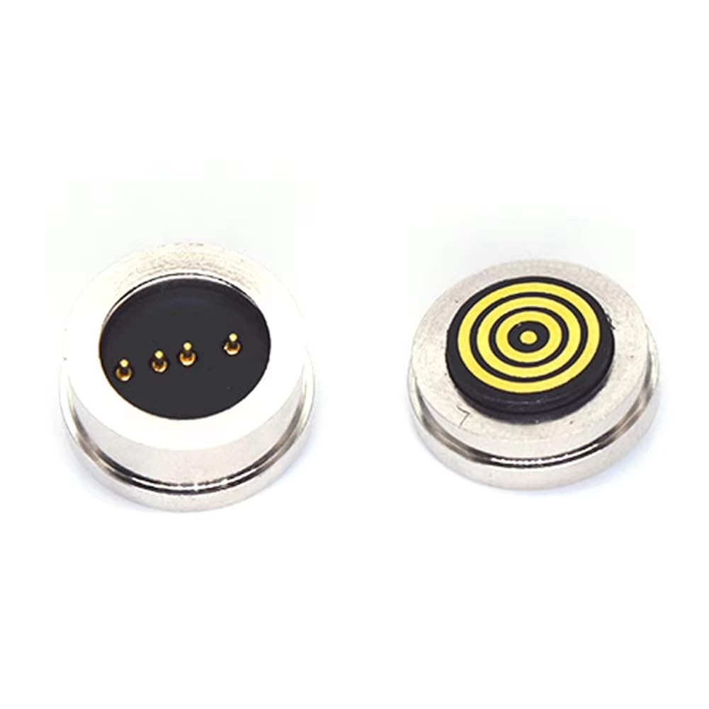 10 Paar magnetische Pogo-Pin-Anschlüsse, rund, 4-polig, 360 °, mit Saugnapf, wasserdicht und magnetischer Ladeanschluss
