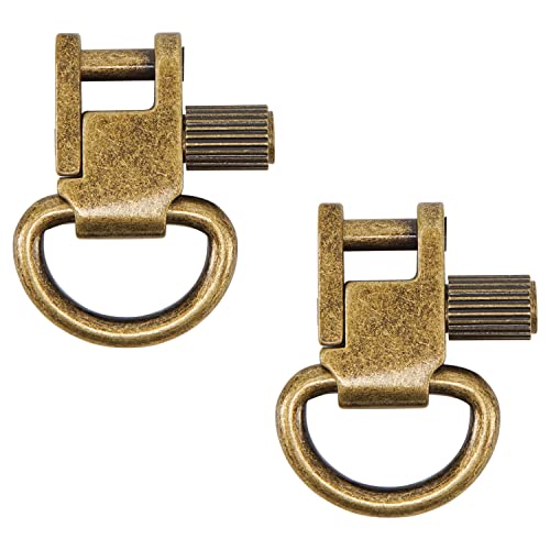 DDOUT Two Point Rifle Sling Swivels Mounts, Heavy Duty Attachment Clip for 2 Point and Traditional Sling, 2 Pack