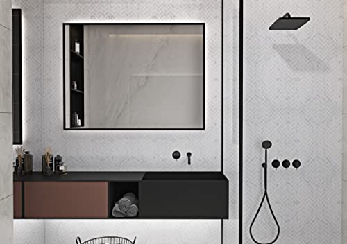 Adolif Carrara White Marble Mosaic Tile, 100% Natural Marble, Honed, Carrara White Marble Mosaic For Kitchen Bathroom Wall Floor Backsplash Shower, 5 Sheets, 1×2 Inch Herringbone #TOP2