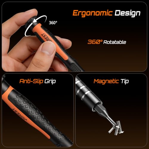Image of JOREST 55pcs Small Precision Screwdriver Set with Torx T5 T6, Mini Tool Kit