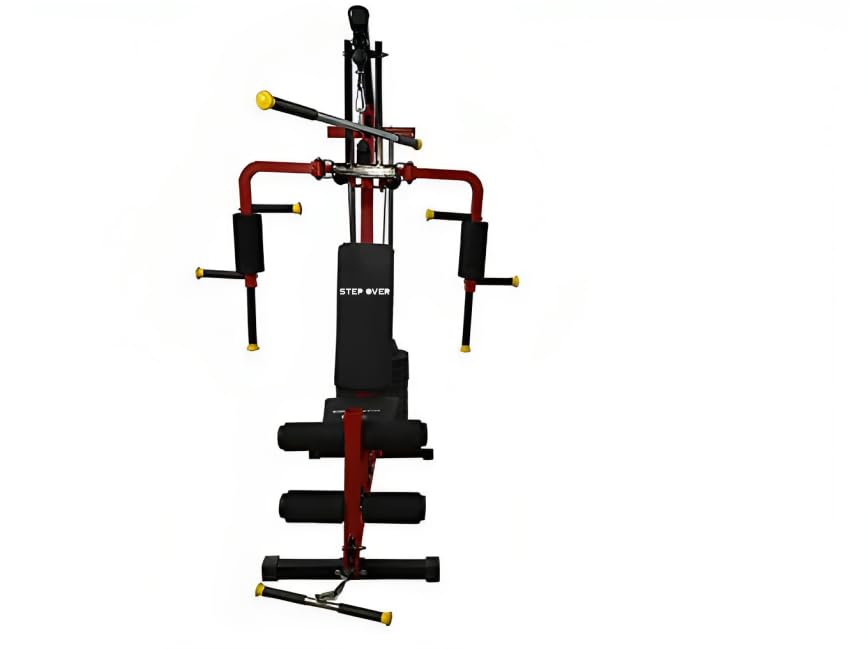 Step Over Workout Machine Home Gym Machine MS Pipes ||Quick Easy Setup| Black Color ||Chest Biceps Shoulder Back Triceps Legs Muscle || Multiple Exercise at Home-image-21