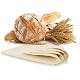 Bäckerleinen Robin Goods Leinentuch zum Brot backen – Teigtuch aus 100% Naturleinen