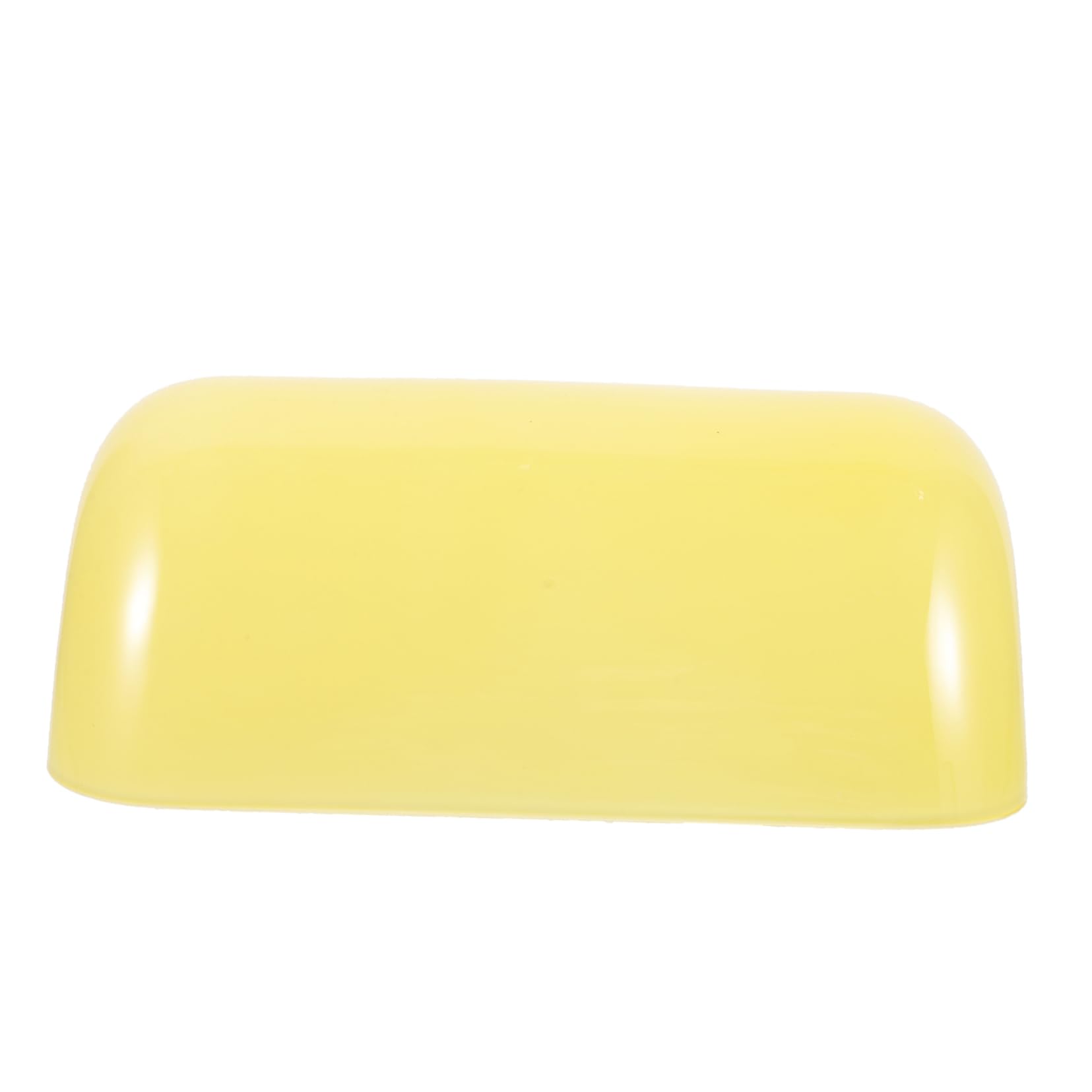 FOYTOKI Vintage Glass Lampshade for Table Lamp, Dustproof and Creates Warm Atmosphere, Yellow Simple Design, for Home and Store Use