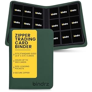Bindrz 9 Pocket Zipper Trading Card Binder
