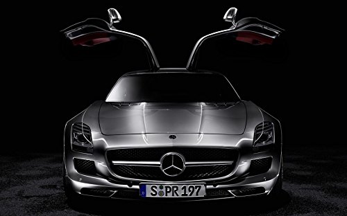 38x24 inch Mercedes Benz SLS Silk Poster 8GSF-458