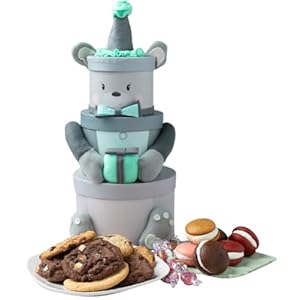 Bear Cookie and Whoopie Pie Stacker: 18-Pack + Hard Candy Gourmet Treat Set – Adorable Gift for All Occasions
