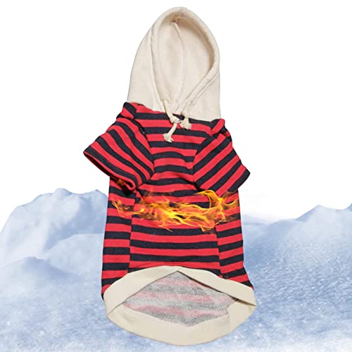 Casaco de cão,Pet Hoodies Roupa de aquecimento para clima frio - Moletom Cachorrinho Bolso Padrão Ou