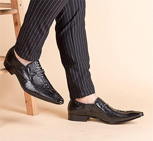 CHUUMEE Men's Leather Lined Dress Loafers，Casual Shoes Loafers Comfortable Walking Shoes for Men4