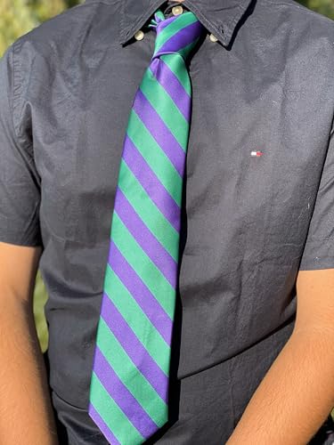 Image of tiemart Men's Striped Tie Standard Length